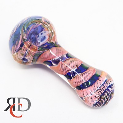 GLASS PIPE DOUBLE BLOWN DELUXE GP5085 1CT